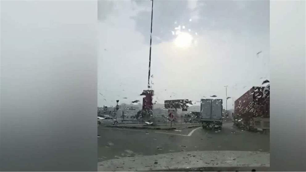 هطول امطار الخير على مناطق مربض ومسافي في الفجيرة