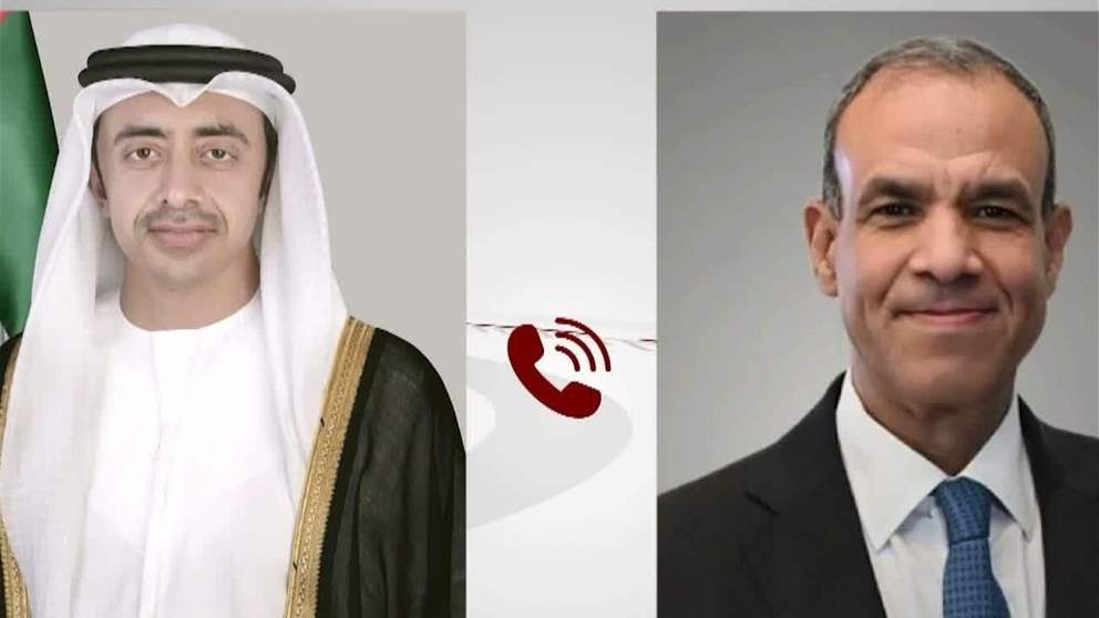عبدالله بن زايد ووزير الخارجية المصري يبحثان هاتفيا التطورات الاقليمية