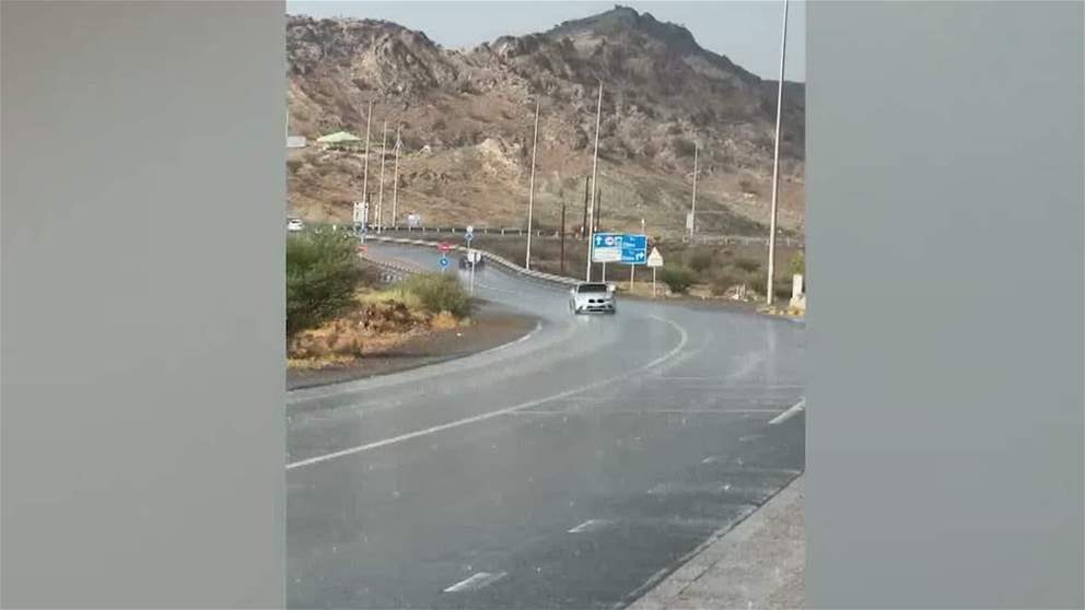 هطول أمطار الخير على الفجيرة ومربض وميدق ومسافي 