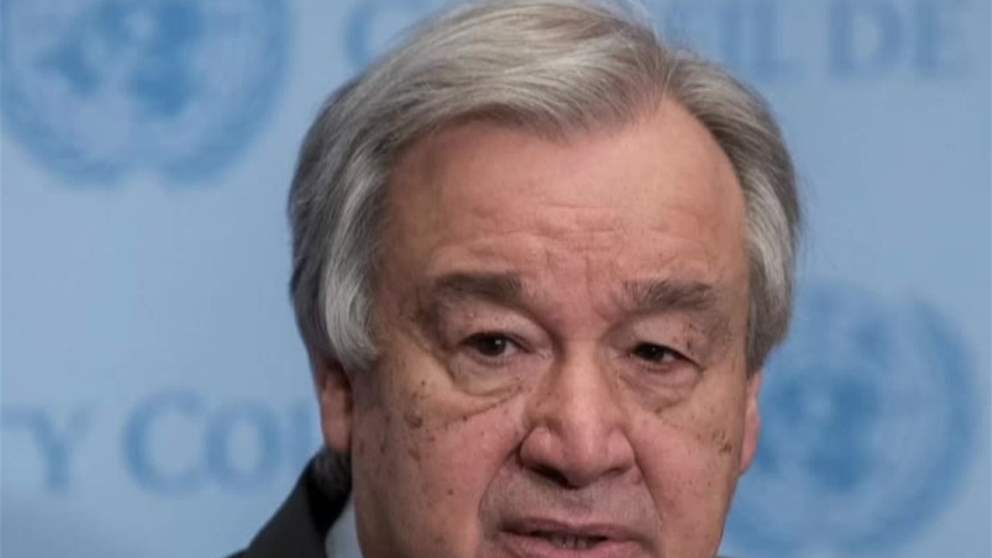 الأمين العام للأمم المتحدة يدين جميع الهجمات على أفراد الأمم المتحدة