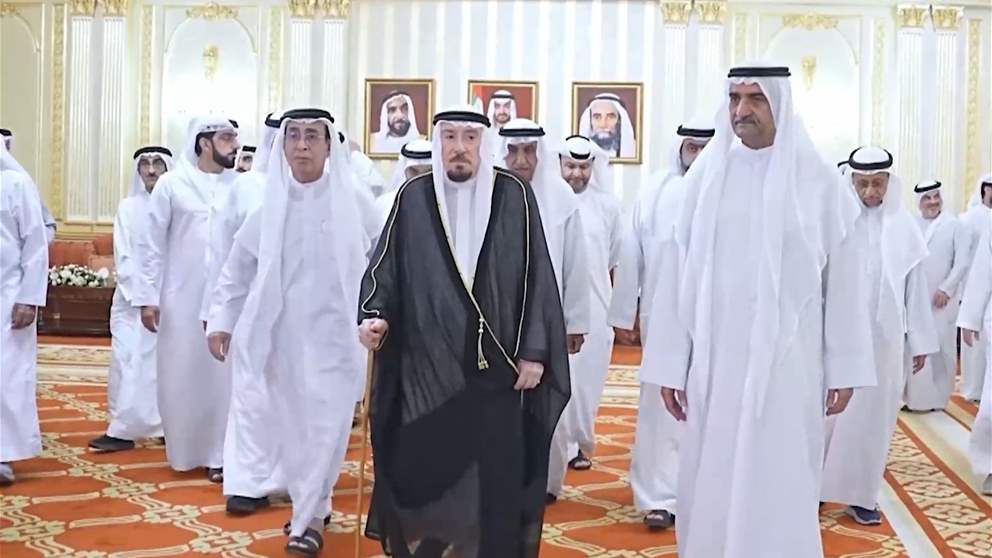 حمد الشرقي يواصل استقبال المهنئين بشهر رمضان بحضور ولي عهد الفجيرة