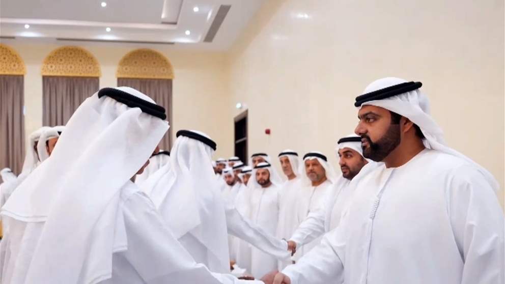  محمد الشرقي يحضر مأدبة الإفطار الرمضانية في مجلس البدية بالفجيرة