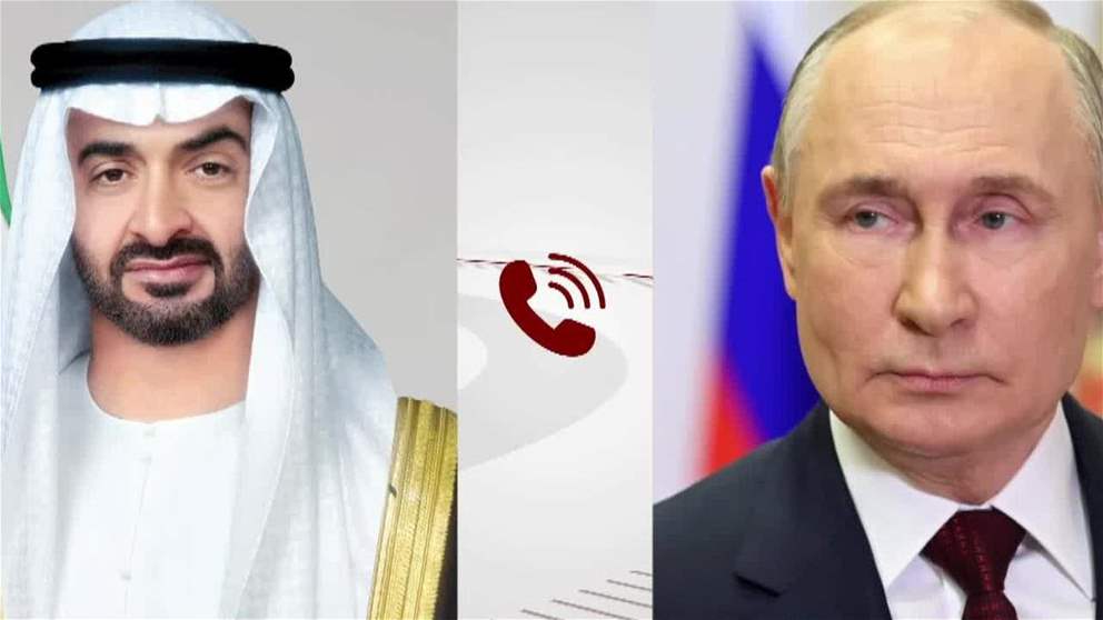 رئيس الدولة يتلقى اتصالاً هاتفياً من الرئيس الروسي
