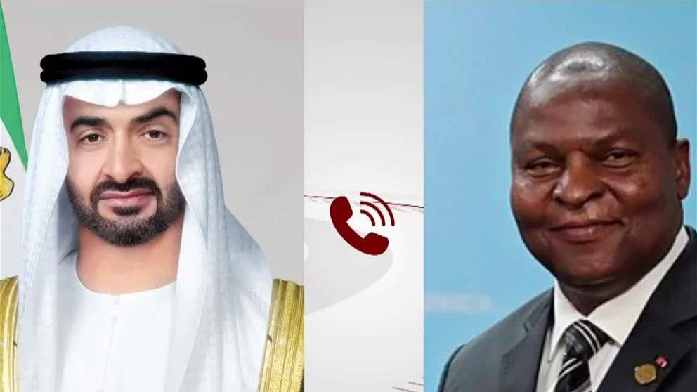  رئيس الدولة ورئيس أفريقيا الوسطى يبحثان هاتفياً علاقات التعاون بين البلدين