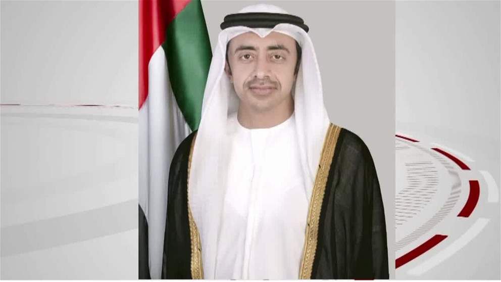 عبدالله بن زايد ال نهيان يدين مخططات تستهدف المساس بأمن الأردن