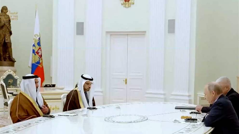 سيف بن زايد يلتقي فلاديمير بوتين في ختام زيارة سموه لروسيا