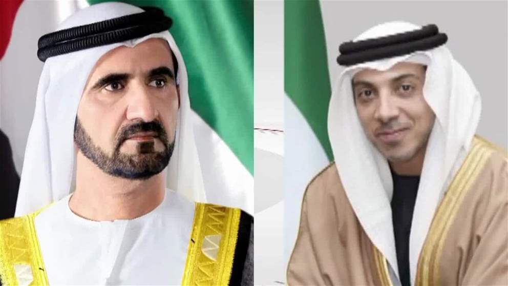 محمد بن راشد ومنصور بن زايد يهنئان رئيس وزراء الجمهورية اليمنية الجديد