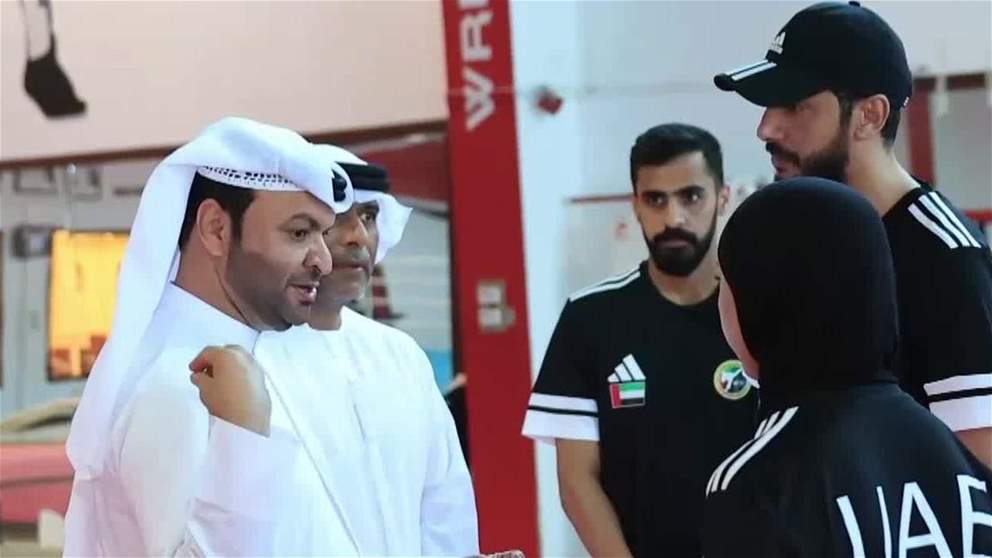 أحمد حمدان الزيودي يزور معسكر منتخب الإمارات الوطني للتايكواندو المقام حاليًا في إمارة الفجيرة 