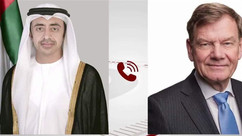 عبدالله بن زايد يهنئ هاتفياً وزير خارجية ألمانيا ويبحثان تعزيز العلاقات الثنائية بين البلدين