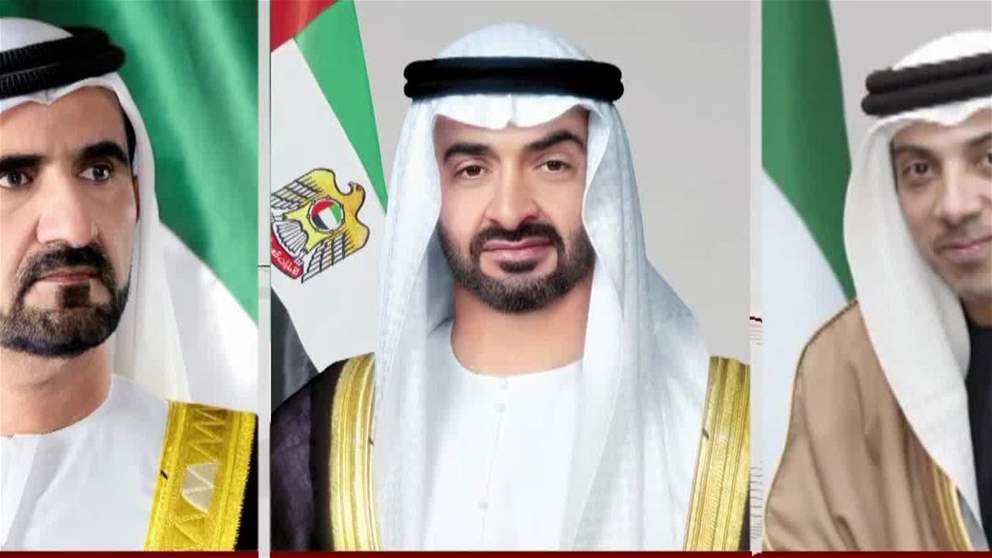 رئيس الدولة ونائباه يهنئون رئيس الجبل الأسود بذكرى استقلال بلاده