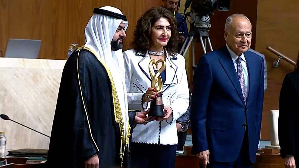 تكريم سمو الشيخ محمد بن حمد الشرقي ولي عهد الفجيرة، حفظه الله، بجائزة يوم الاستدامة العربي