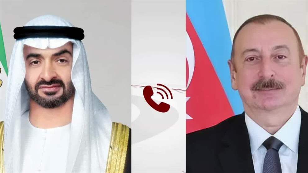 رئيس الدولة يتلقى اتصالا هاتفيا من رئيس اذربيجان