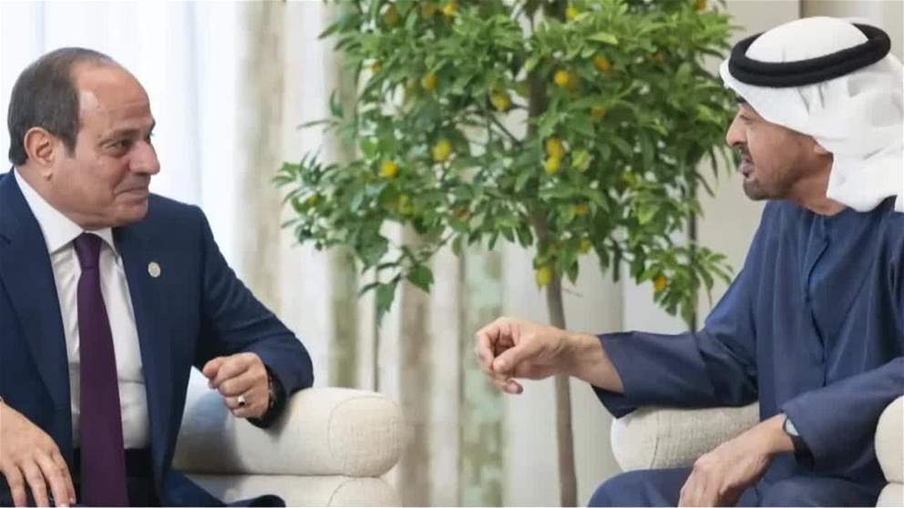 رئيس الدولة والرئيس المصري يبحثان العلاقات الأخوية والتطورات الإقليمية